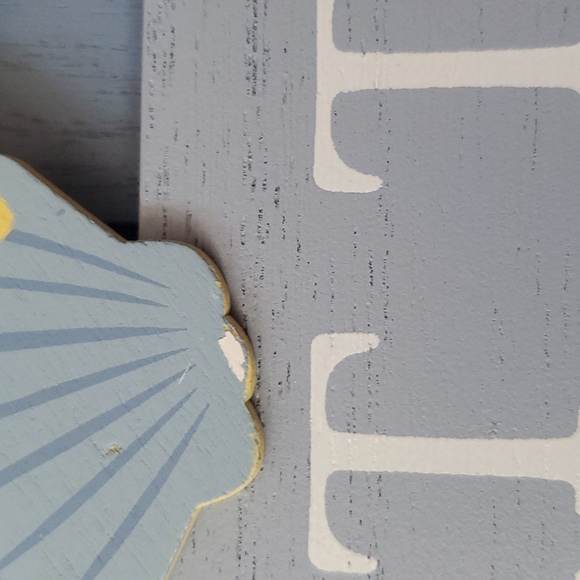 At The Beach decorative wall hanging/door sign - Picture 7 of 11